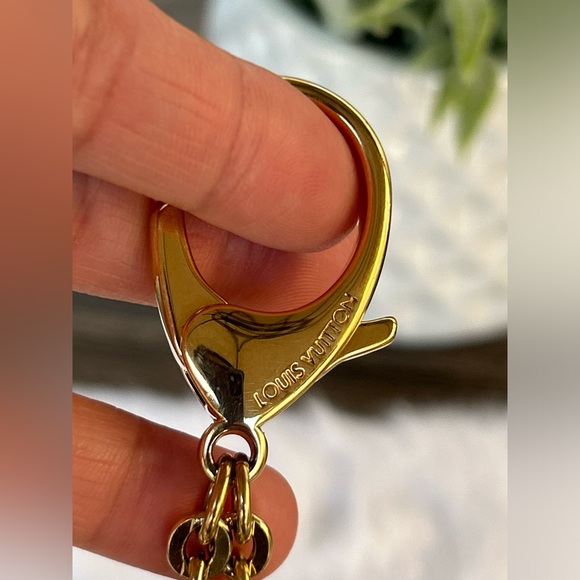 Flower Mosaic Blue Key Ring/Bag Charm - Picture 10 of 16